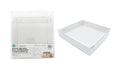 2PK Biscuit Box with Window Lid - 15.5CM x 15.5CM x 3CM