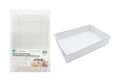 2PK Biscuit Box with Window Lid - 22.5CM x 11.5CM x 4CM