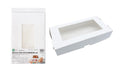 2PK Biscuit Box with Window Lid - 22.5CM x 11.5CM x 4CM