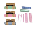 3PK Re-Usable Cutlery in Travel Case