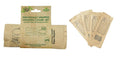 4PK Individually Wrapped ECO Wooden Cutlery set - Includes, Fork, Knife, Spoon & Napkin (D)