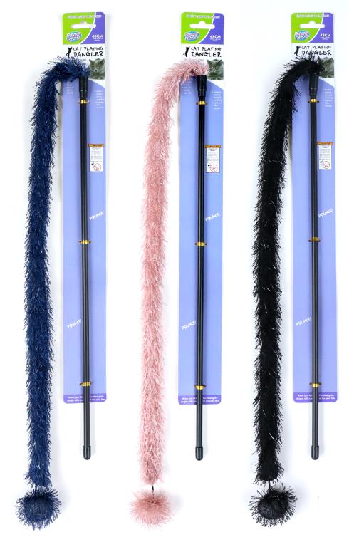 Cat Playing Dangler- Fluffy Long Tail Series - 48.5CM
