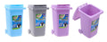 Mini Plastic Wheelie Storage Bin