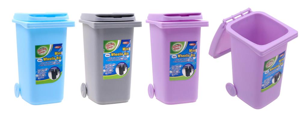 Mini Plastic Wheelie Storage Bin