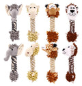Plush Animal Rope Dog Toy - 25CM x 10CM