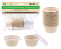 ECO Degradable Series 55ML Sauce Containers W/Lids- 20PK (D)