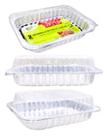 2PK Jumbo Foil Rosters W/PVC LID - 460MM x 355MM x 70MM