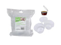 16PK Plastic Sauce and Condiments Storage Container W/Hinged Lid - 100ML