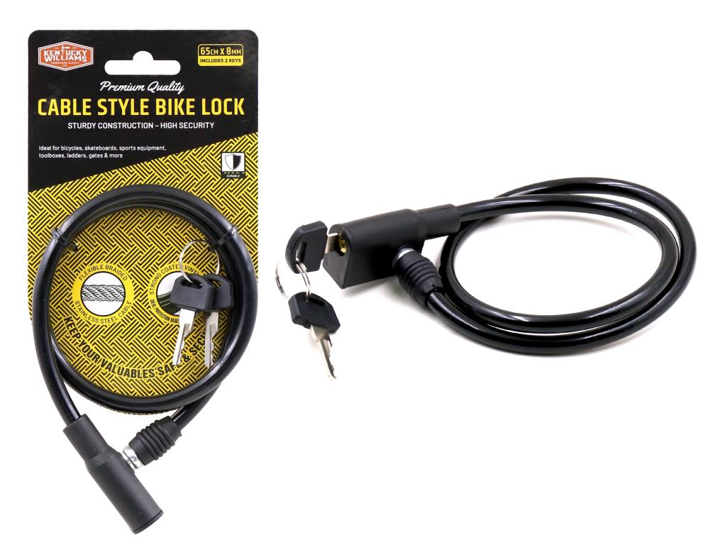 Cable Style Bike Lock