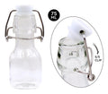 Mini Glass Square Series Clip Top Bottle-75ML