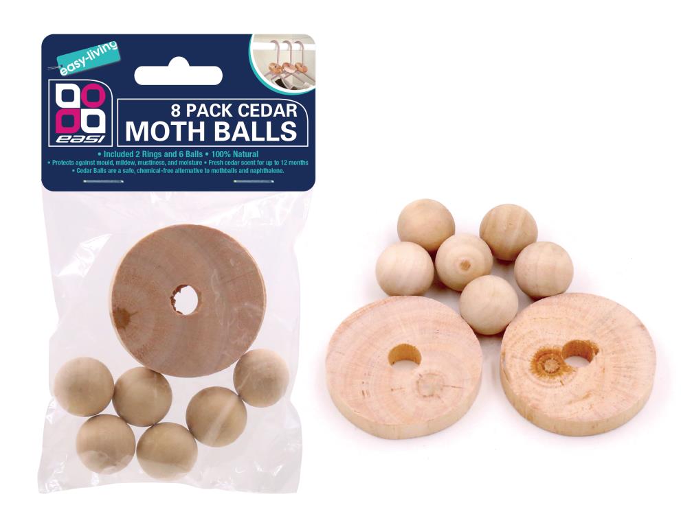 8PK Ceder Moth Balls (D)