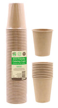 50PK ECO 250ML Paper Cups-Brown Series