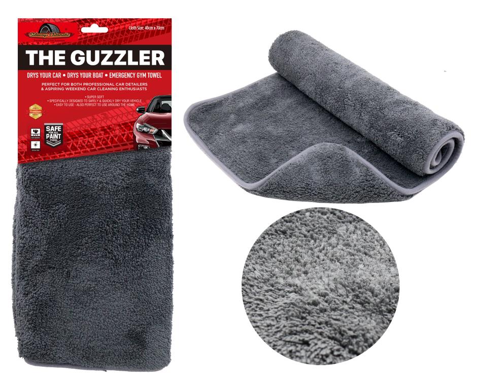 Premium Super Absorbent 'THE GUZZLER' Car Drying Towel - 40CM x 70CM