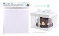 Transparent Crystal Cake/Gift Box W/Decorative Ribbon - 30CM x 30CM x 30CM