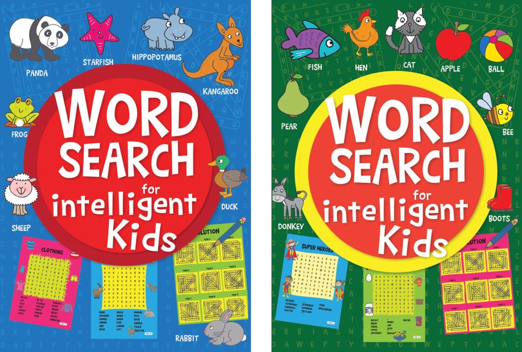 Wordsearch For Intelligent Kids-A4