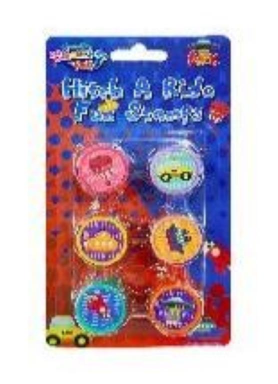 6PK Fun Stamps - Hitch a Ride  Series