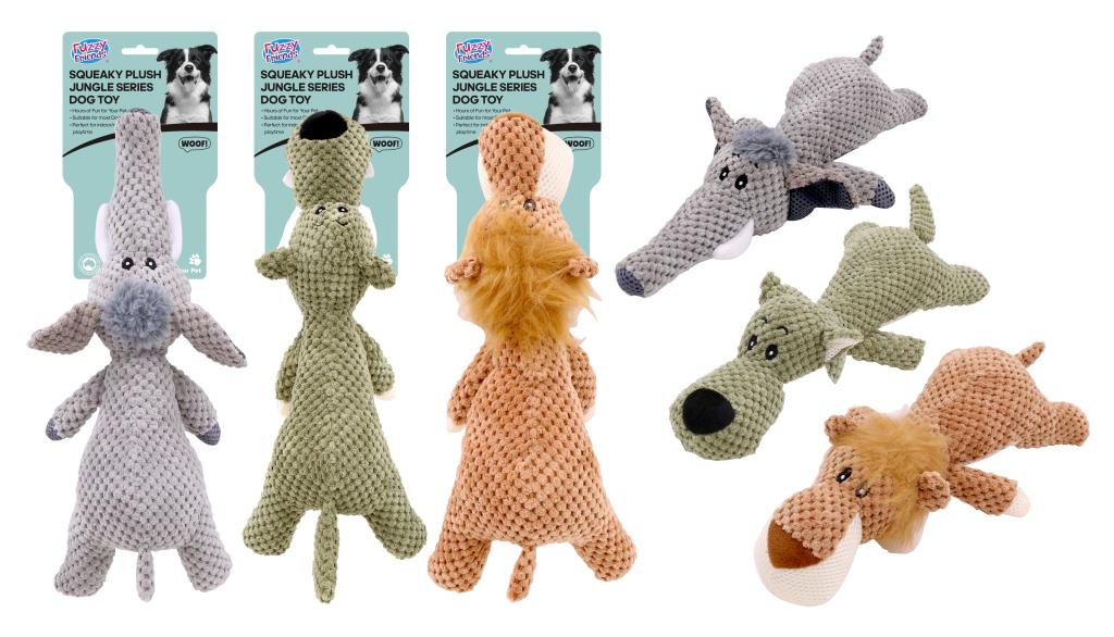Squeaky Plush Jungle Series Dog Toy-40CM x 19CM