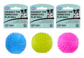 Squeaky TPR Pet Play Ball- 6.5CM - Stripe Decal Series