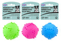 Squeaky TPR Pet Play Ball- 6.5CM - Dog Face Decal Series