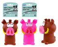 Squeaky Vinyl Colourful Piggy Series Pet Toy