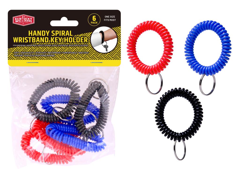 6PK Spiral Key Holders