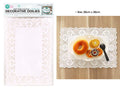 30PK White Paper Lace Sytle Decorative Doilies - 20CM x 30CM