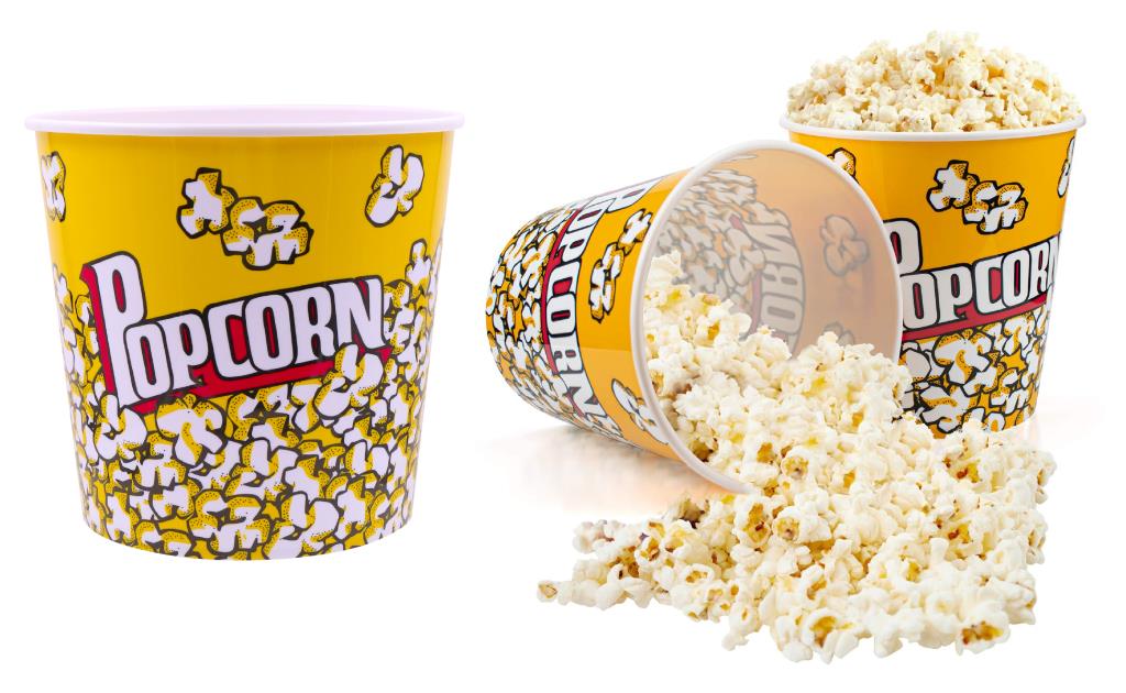Plastic Jumbo Series Reusable Popcorn Bucket-20.5CM X 16.2CM X 19.5CM
