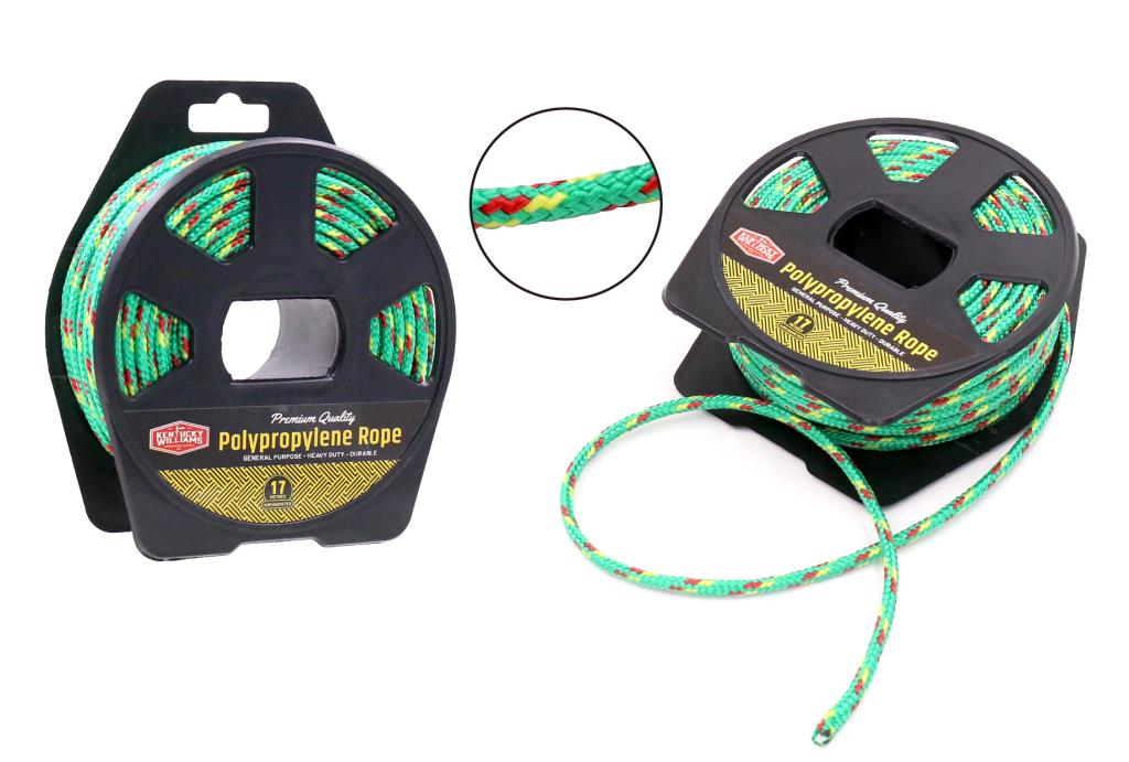 Polypropylene Rope-Spool Series- 4MM X 17 METRES