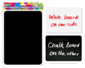 Mini Combination Chalkboard & Whiteboard-21CM X 29.7CM X 0.03CM