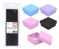 3PK Cardboard Mini Gift Boxes - 6.2CM X 6.2CM  X 3CM (D)