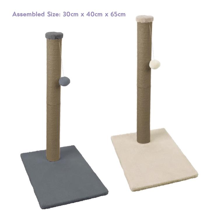 Cat Scratching Post W/ Base - 30CM X 40CM X 65CM