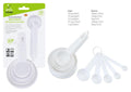 Dual Plastic Measuring Spoon & Cup Set  (D)