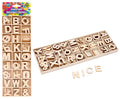 Assorted Wooden Letters - Box Set Edition-162PK