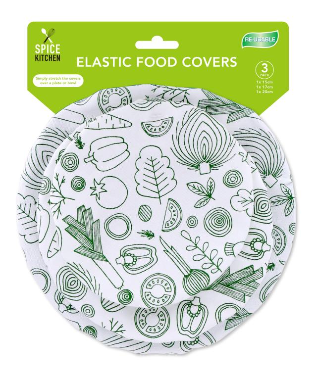 3PK Reusable Premium Food Covers
