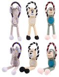 Jumbo Plush Rope Animal Pet Toys