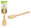 Premium Wooden Slotted Salad Fork (D)