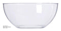 Acrylic Plain Series Plastic Reusable Salad Bowl