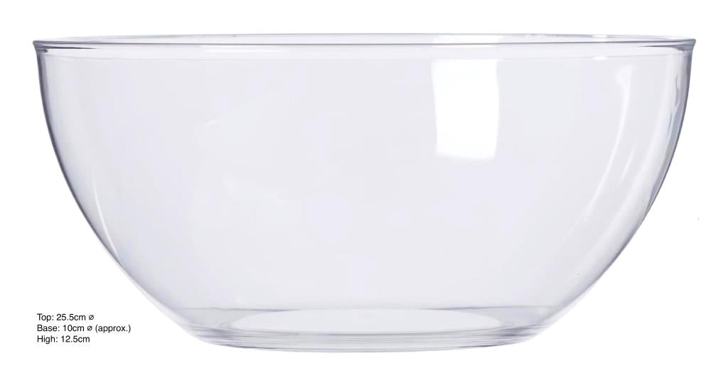 Acrylic Plain Series Plastic Reusable Salad Bowl