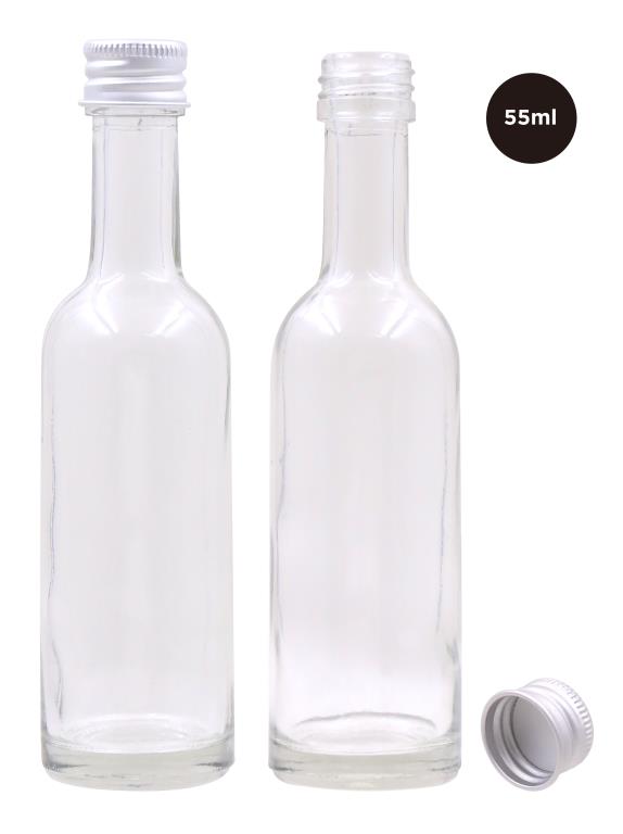 55ML Screw Top Long Series Glass Bottle/Jar