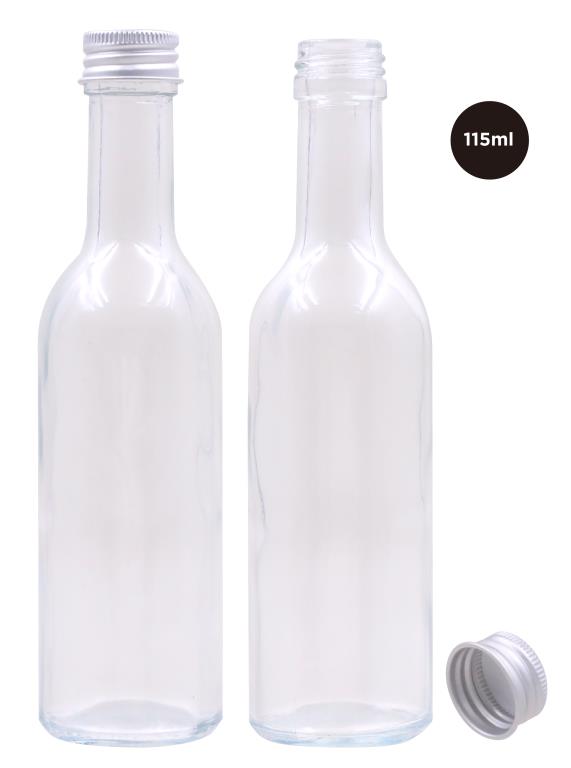 115ML Screw Top Long Series Glass Bottle/Jar