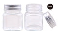 135ML Screw Top Glass Jar W/Silver Lid
