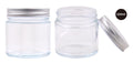 200ML Screw Top Glass Jar W/Silver Lid