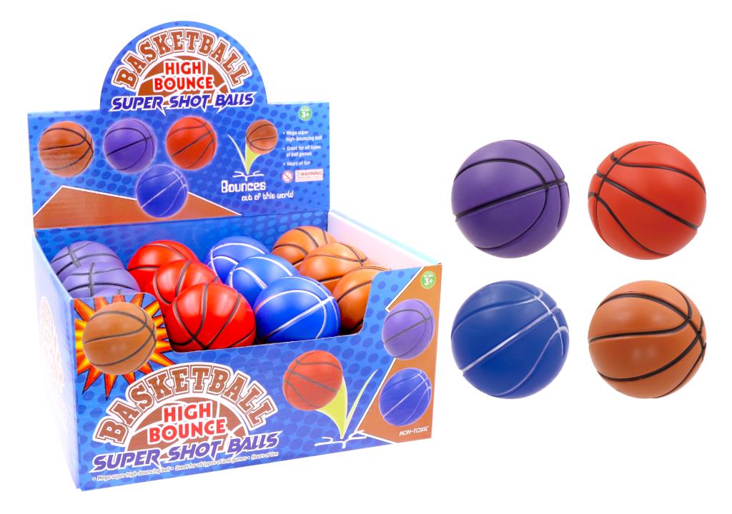 Bouncy Basket Ball Slam Balls - Display Box Series