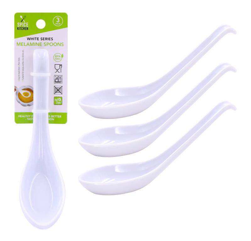 3PK Melamine Soup Spoons