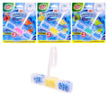 Toilet Rim Block Fresherners - 3 Section Series-Assorted Scents