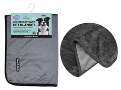 LUX Premium Velvet Pet Blanket - 100CM x 70CM