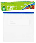 10PK Easy Secure Slider Lock Storage Bags - 27CM X 28CM
