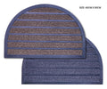 Outdoor Rubber Floor Mat - Half Round Series - 40CM X 50CM