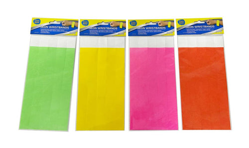 10PK Coloured Wristbands