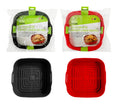 Silicone Series Re-Usable Air Fryer Liner Basket-20CM x 20CM x 5.5CM (D)